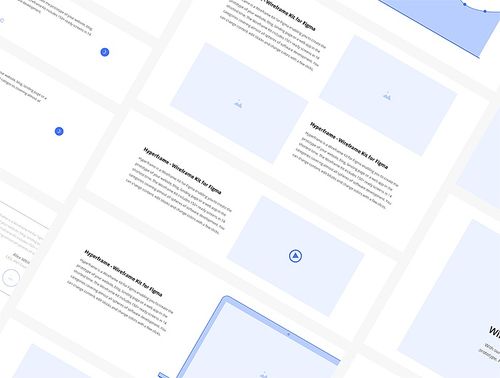 扁平簡潔商務數碼產品官網WEB頁面UI組件KIT模塊設計