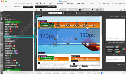 flux mac破解版(網頁設計工具) V7.1.8
