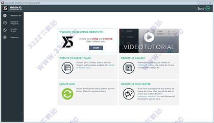 WebSite X5破解版|WebSite X5(網頁設計軟件)破解版 v14.0.3.1下載 - 3322軟件站
