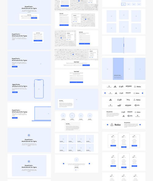 扁平簡潔商務數(shù)碼產(chǎn)品官網(wǎng)web頁面ui組件kit模塊設計