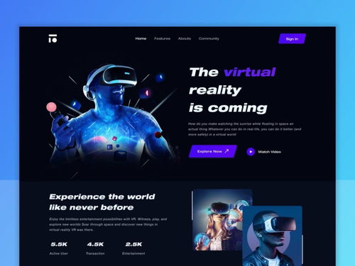 科幻已成現實 12組vr產品web設計靈感