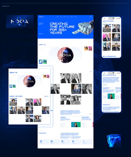 nokia公司網(wǎng)站ui設(shè)計