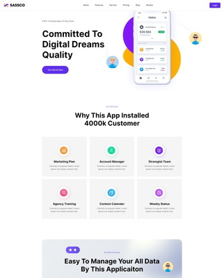 APP程序軟件應(yīng)用宣傳服務(wù)網(wǎng)頁(yè)模板408