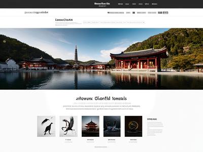 旅游景點網頁設計模板(關于旅游景點網頁排版)